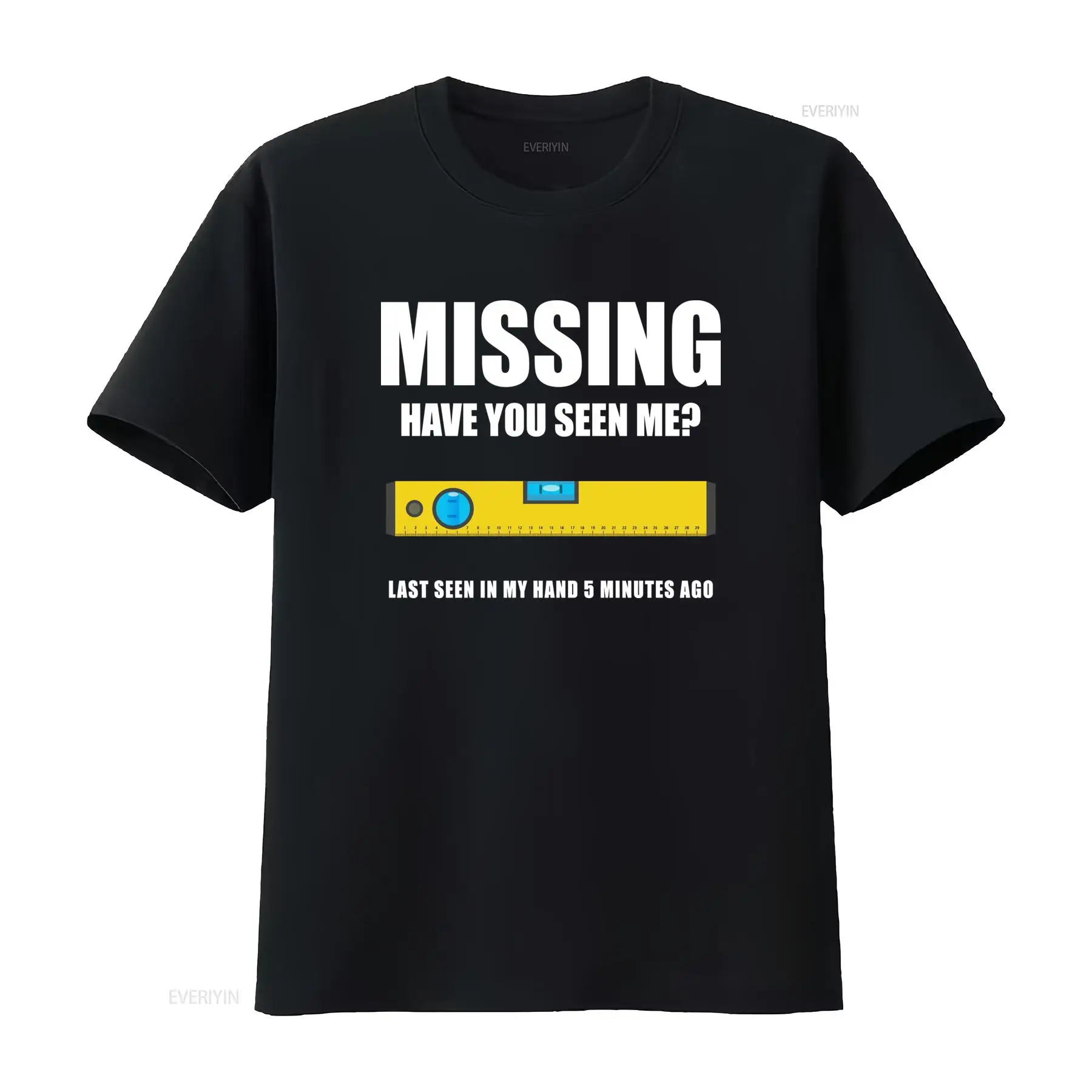 Spirit Level - Camiseta masculina Missing Spirit Level Builder