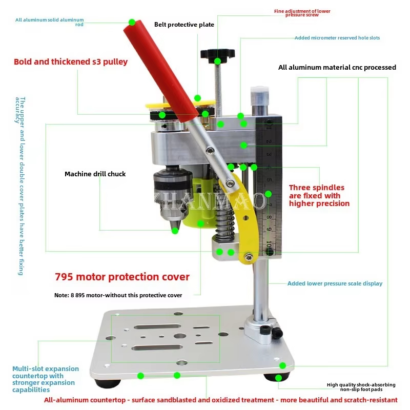 Mini furadeira de bancada de p - Drill Press avaliação e preço